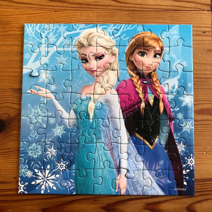 3 puzzles Reine des neiges 49 pièces - photo numéro 4