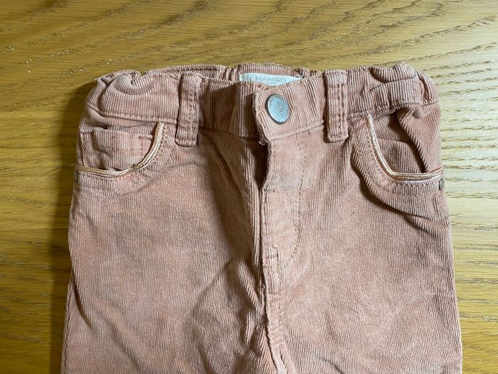 Mango Pantalon rose pâle Taille 18/24 mois - photo numéro 4