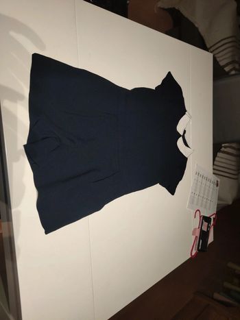 Combishort Zara marine col claudine 9/10ans