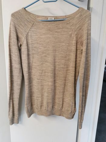 Pull léger beige chiné