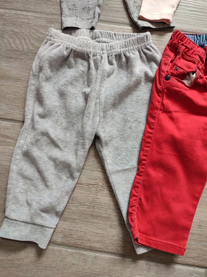 Lot 4 pantalons 9 mois - photo numéro 4