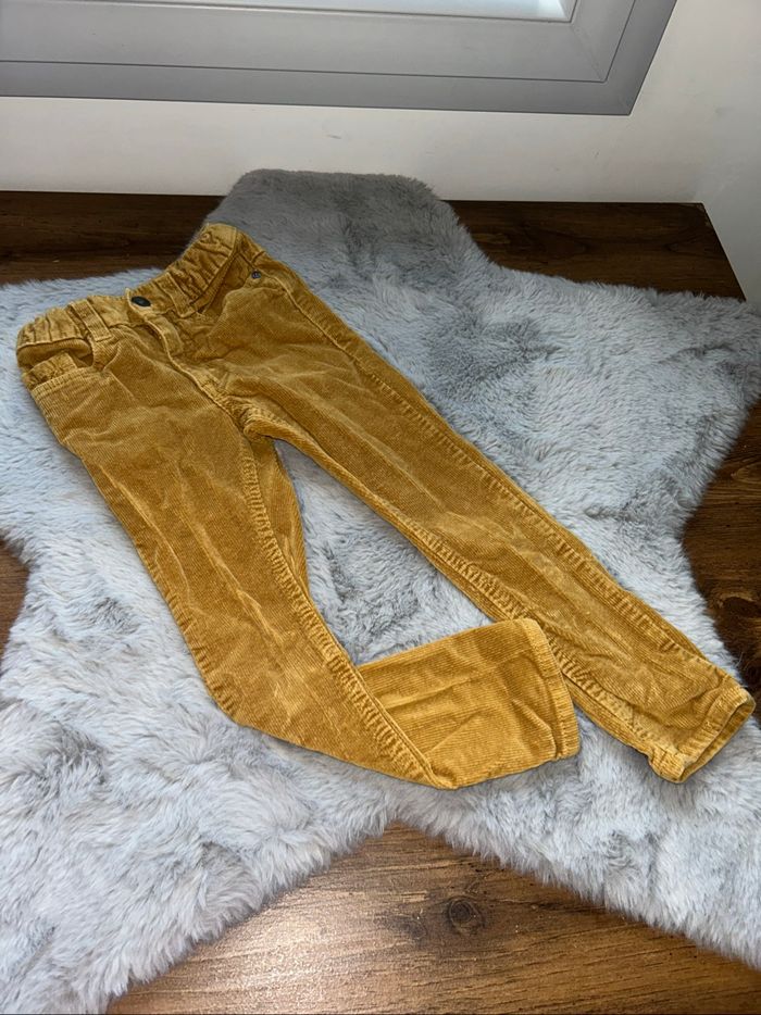 Pantalon style velour jaune - 5 ans - Orchestra