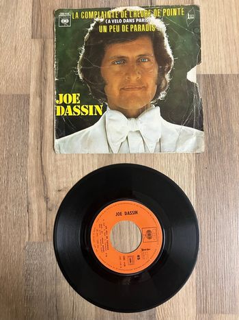 Vinyle 45 tours-Joe Dassin-La complainte de l’heure de pointe