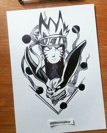 Dessin Naruto A4