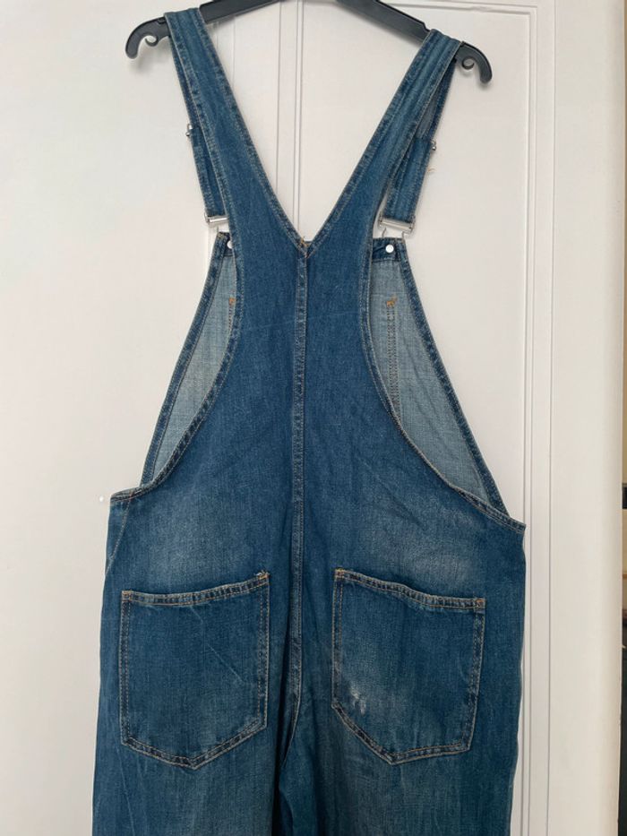 Salopette en jean Zara T38 – Effet destroy tendance – Très bon état - photo numéro 4