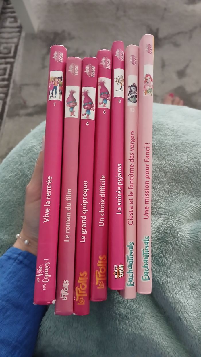 Lot de 7 livres bibliothèque rose - photo numéro 3