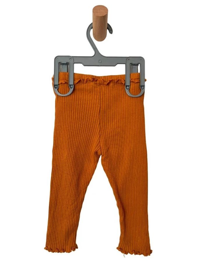 Legging camel en coton côtelé - Bout'chou 9 mois (71cm) - photo numéro 2