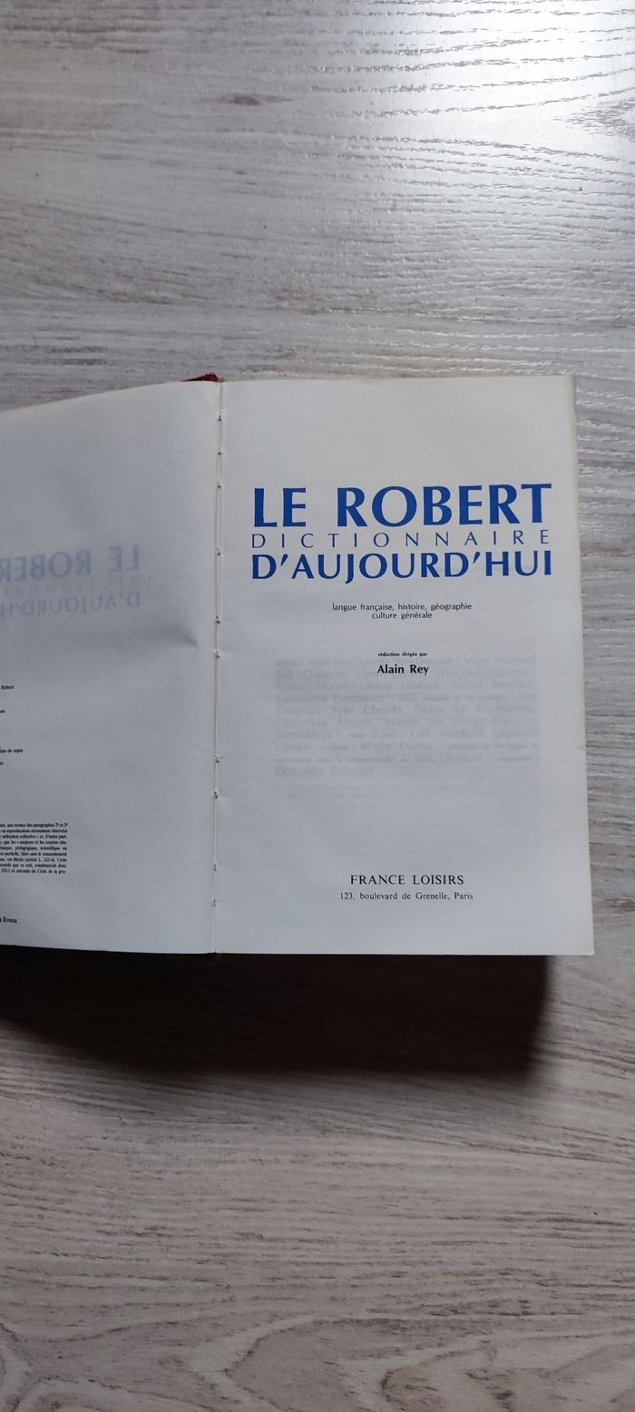 Dictionnaire Le Robert - photo numéro 4