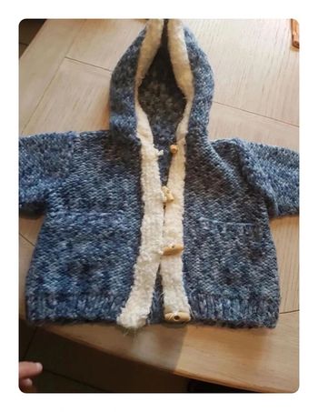 Manteau laine garçon