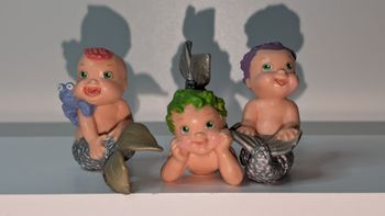 [Magic Diaper] lot 3 figurines merbabies