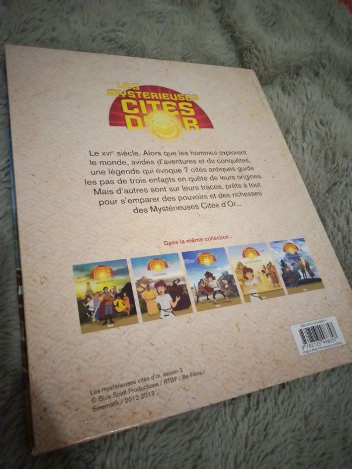 Livre Les mystérieuses cités d'or - photo numéro 2