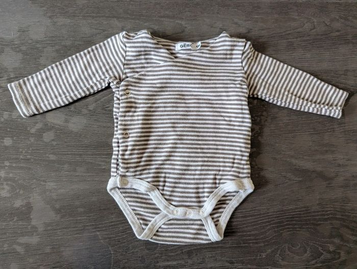 Body manches longues rayé - photo numéro 2