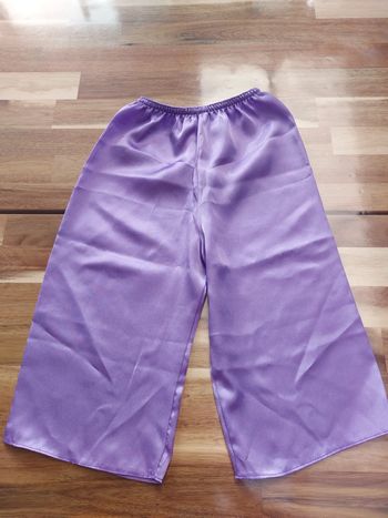 Pantalon satiné violet