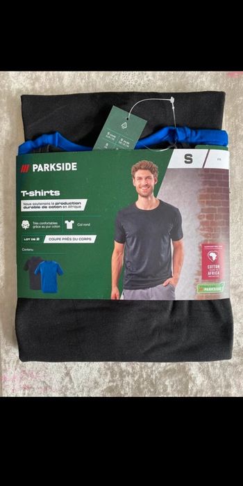 Lot de 2 tee-shirts homme taille S neufs