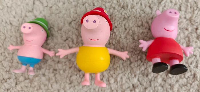 Lot de 3 personnages Peppa pig - photo numéro 5