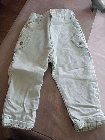 Pantalon vert d eau