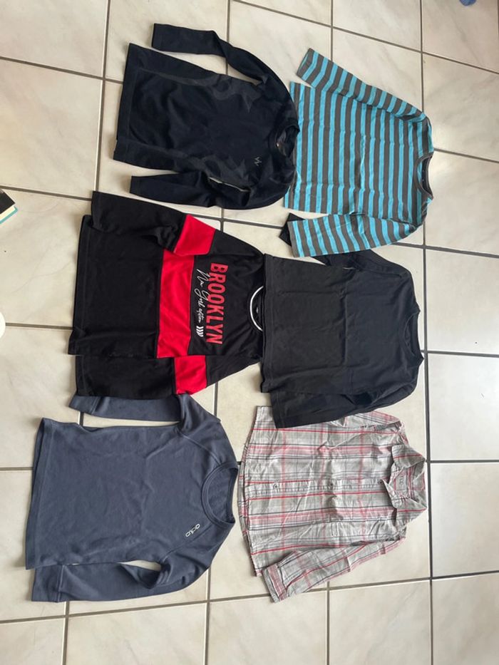 Lot de 6 hauts garçon 8 ans