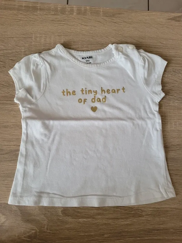 Lot de 3 tee-shirts fille en 9 mois - photo numéro 2