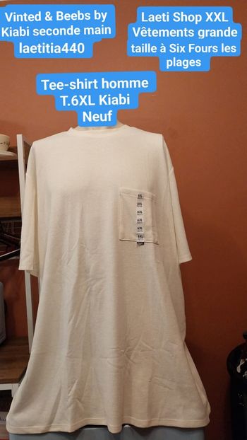 Tee-shirt homme T.6XL Kiabi