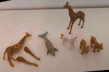 Playmobil lot animaux abîmé