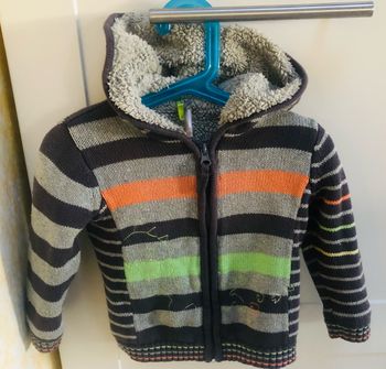 Gilet à capuche polaire garçon Orchestra 18 mois