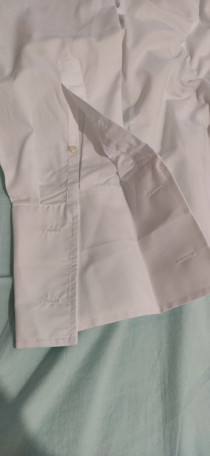Chemise homme à boutons manchette neuve taille L - photo numéro 6