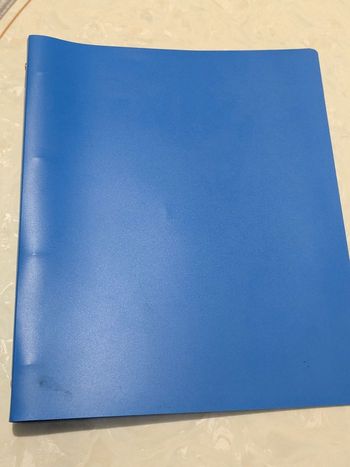 Porte-vues bleu Cora à 60 vues.