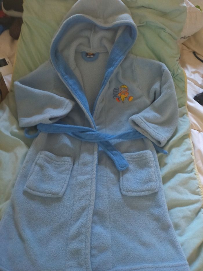 peignoir bleu 5 ans