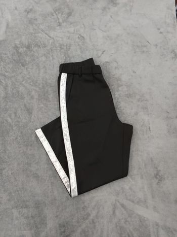 Pantacourt bande argentée taille M