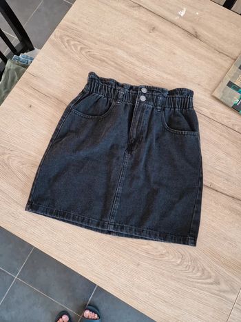 Jupe en jean noir