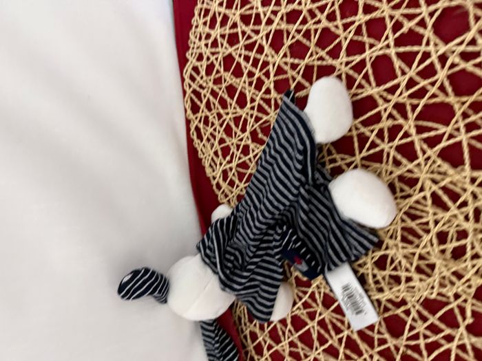 Doudou Plat Chien carré Bretagne – Collection Mer d’Iroise Maïlou - photo numéro 3