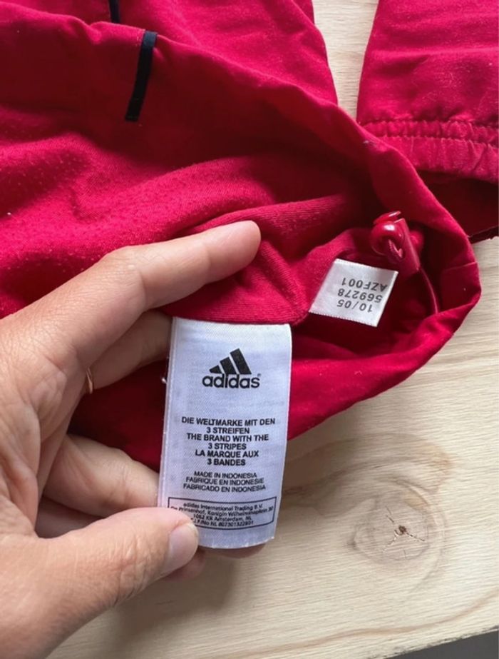 Doudoune Adidas sport vintage taille L (unisexe ) couleur rouge. - photo numéro 10