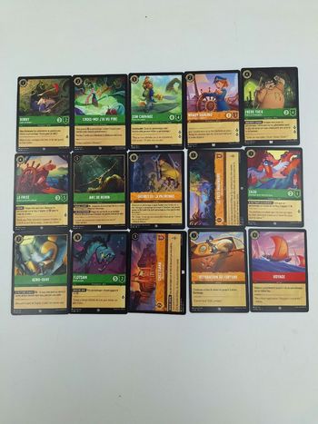 Lot 23 : 30 x Lorcana FR chap. 3 : CO + UNCO