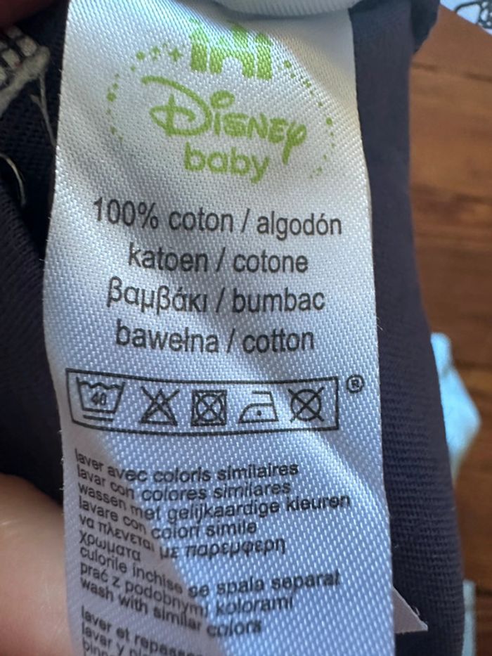 Lot Disney baby 3 t-shirt bleus 18 mois - photo numéro 7