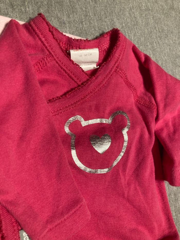 Lot 4 bodys Petit bateau / absorba - photo numéro 5