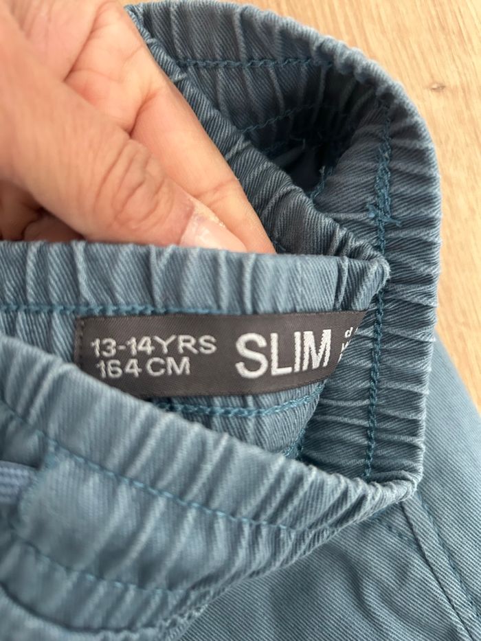 Pantalon cargo bleu Primark 13-14 ans - photo numéro 2