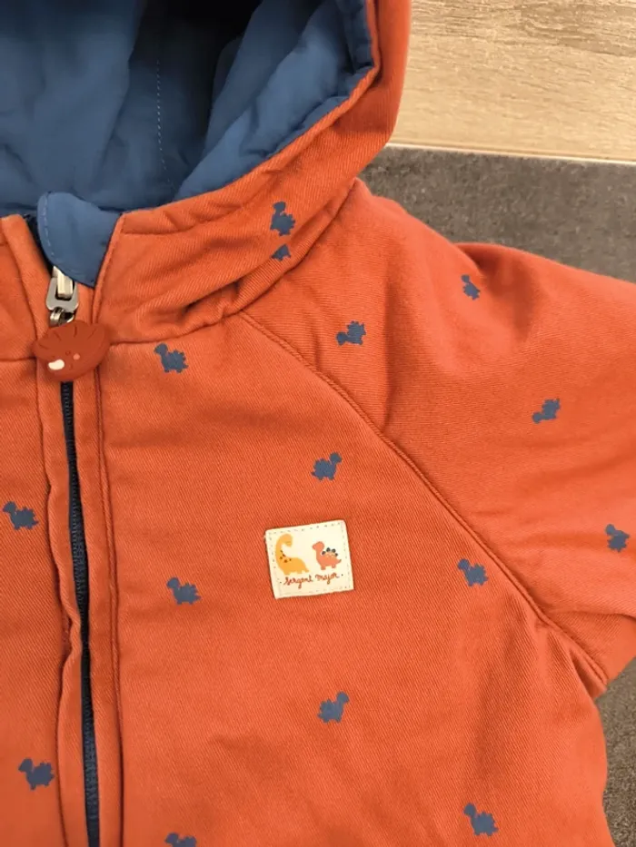 Manteau réversible à capuche garçon 18 mois sergent major - photo numéro 10