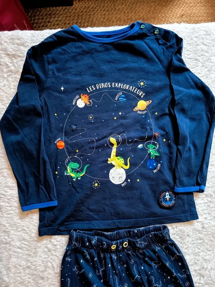 Pyjama léger mi saison 2 pièces Sergent Major en 7 ans - photo numéro 3
