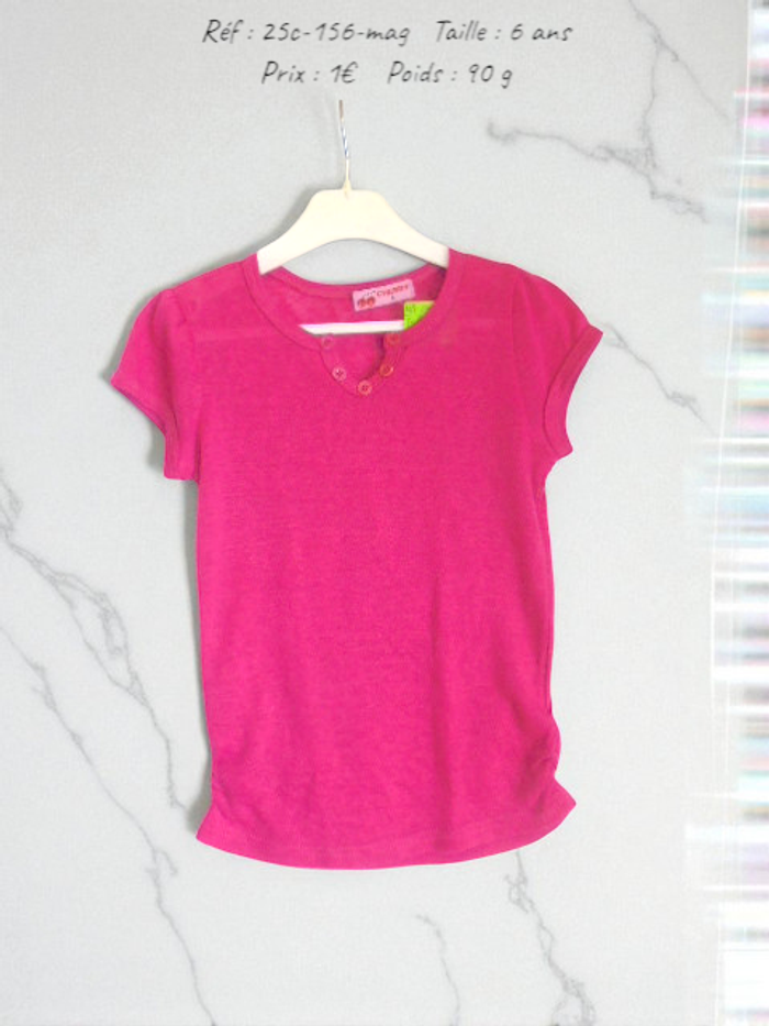 T-shirt 6 ans (25c-156-mag)