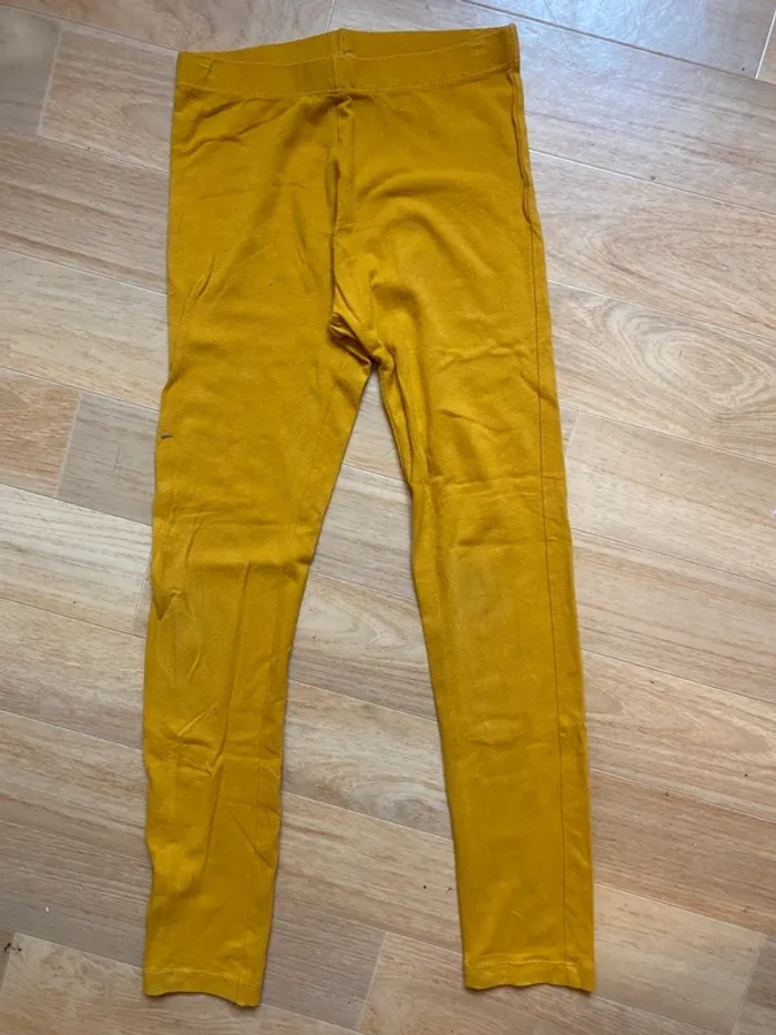 Legging jaune fille taille 10 ans