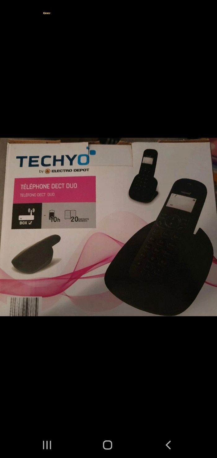 Lot téléphone fixe