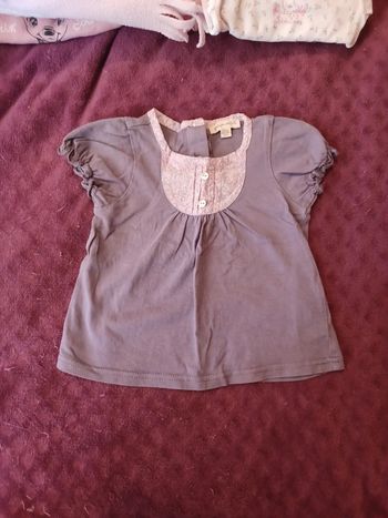 Tee shirt manche courte 12 mois