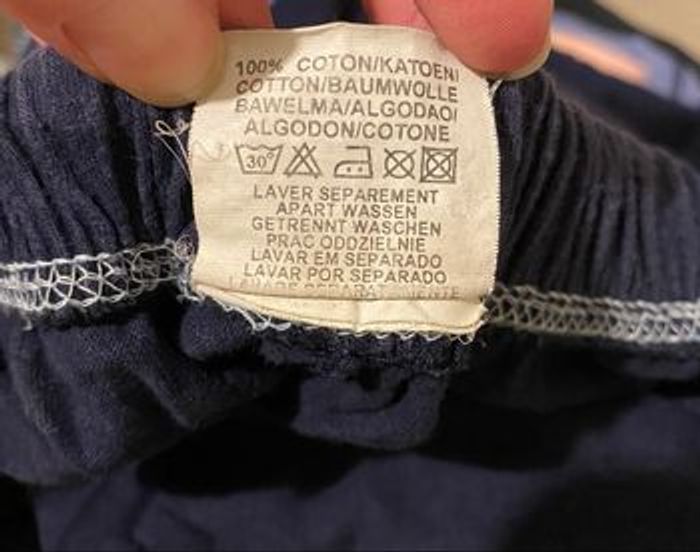 Ensemble de pyjama bleu marine taille M 100% coton - photo numéro 7