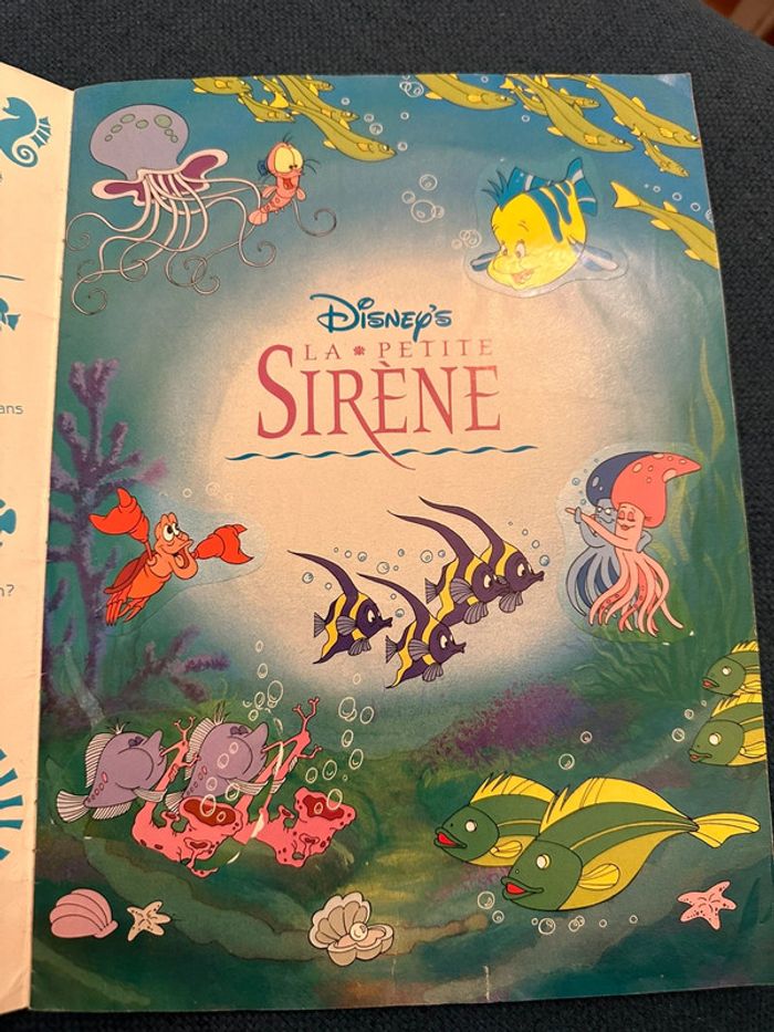 Album livre Panini complet stickers autocollants Disney La petite sirène le dessin animé TV - photo numéro 3