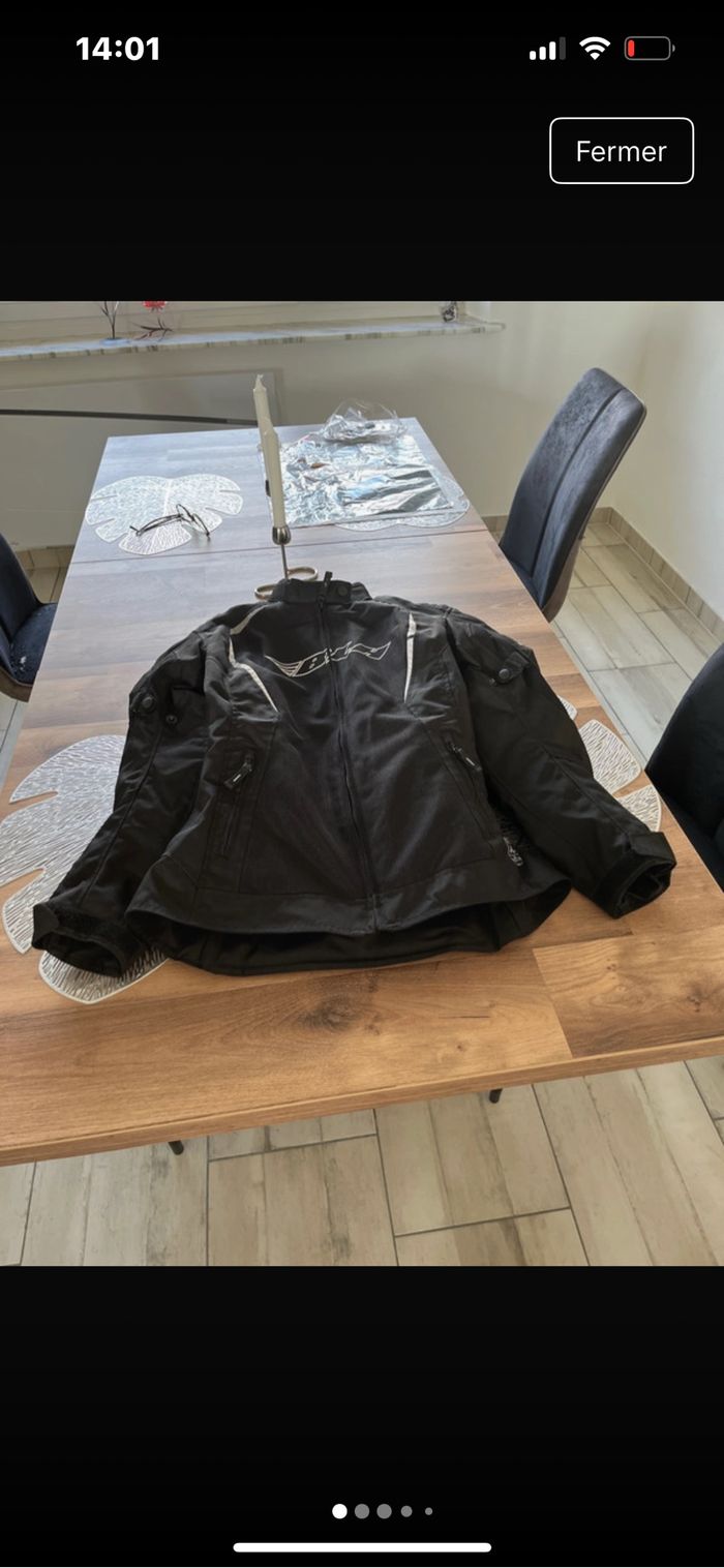 Veste moto femme taille 38