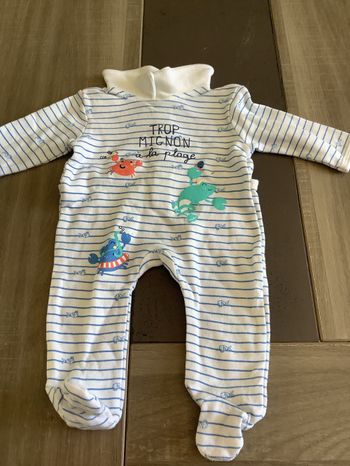 Pyjama coton taille 1 mois