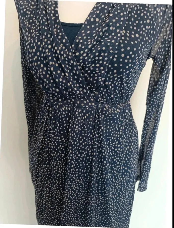 💙 Robe fluide à pois MEXX XS avec fond de robe inclus 💙 - photo numéro 3