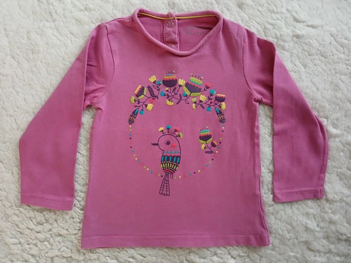 Tee-shirt manches longues fille taille 18 mois