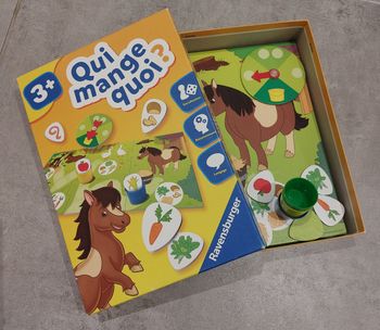 Jeu Qui mange quoi ? 3ans