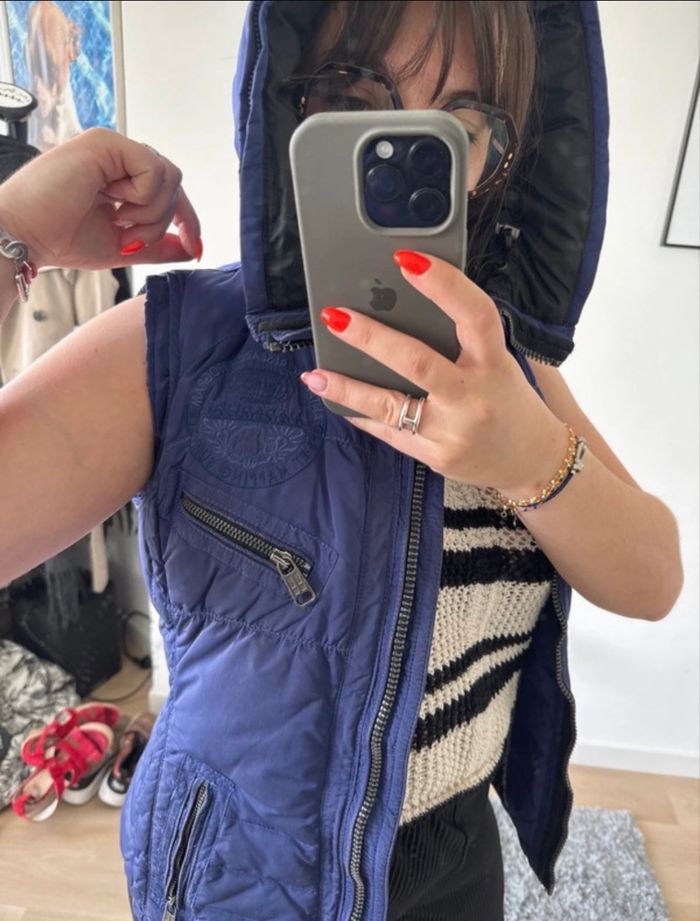 Doudoune Sans manche Napapijri bleue - photo numéro 5